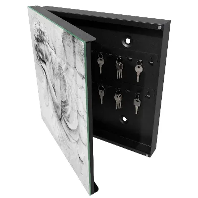 Wall mounted key box Angelic relief