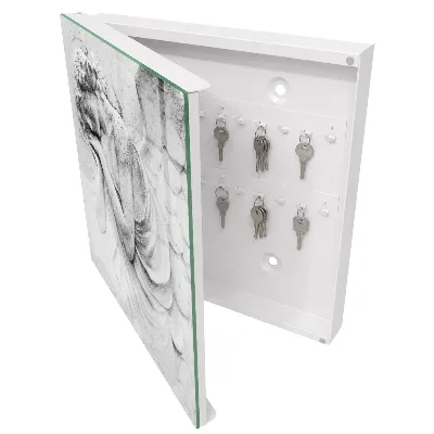 Wall mounted key box Angelic relief