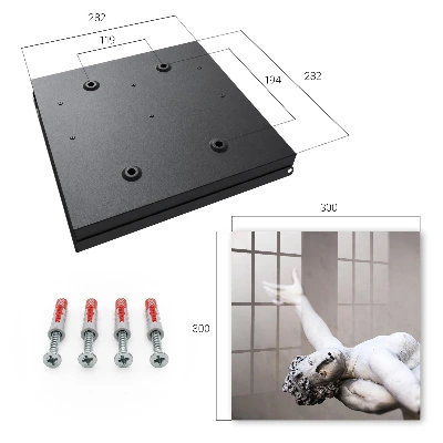 Wall mounted key box Classic sculpture