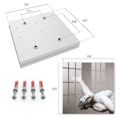 Wall mounted key box Classic sculpture