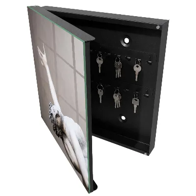 Wall mounted key box Classic sculpture