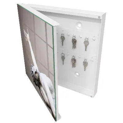 Wall mounted key box Classic sculpture