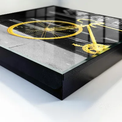 Key box for wall Yellow bicycle