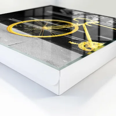Key box for wall Yellow bicycle