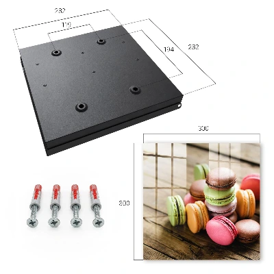 Wall mounted key box Colorful sweets