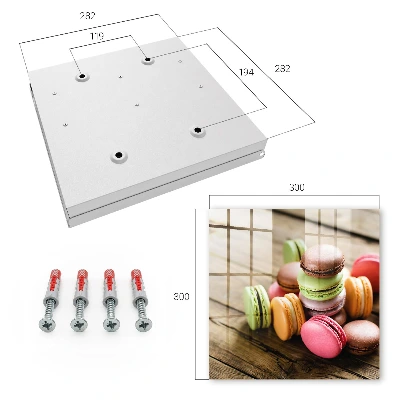 Wall mounted key box Colorful sweets