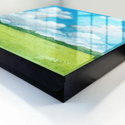 Key box for wall Summer landscape