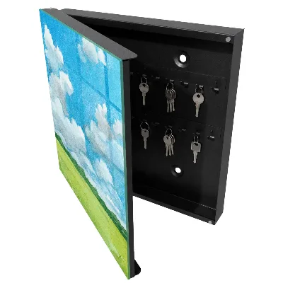 Key box for wall Summer landscape
