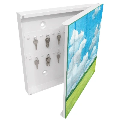 Key box for wall Summer landscape