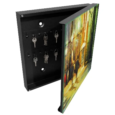 Key box for wall Night city