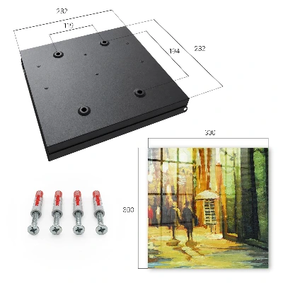 Key box for wall Night city