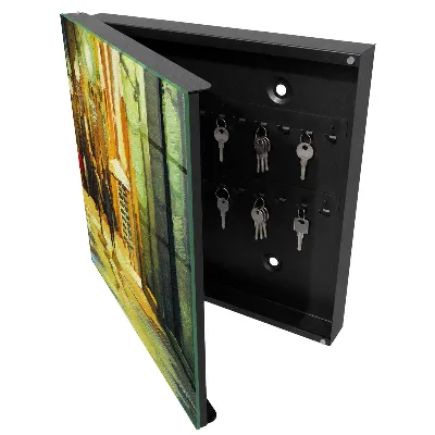 Key box for wall Night city