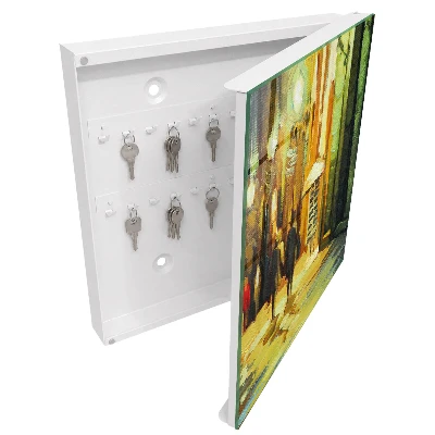 Key box for wall Night city