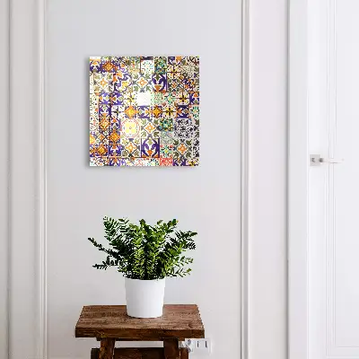 Key box for wall Colorful tiles