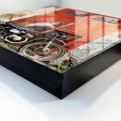 Wall mounted key box Street art