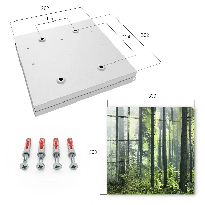 Key box for wall Green forest