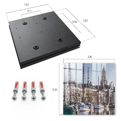 Wall mounted key box Sails on the water