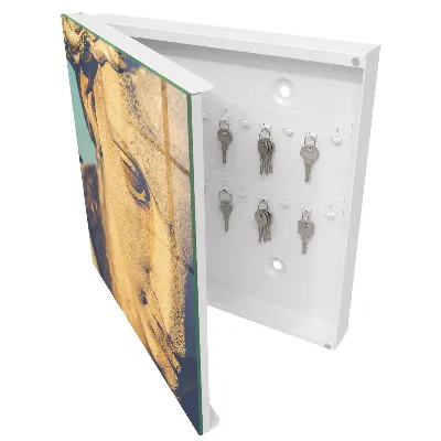 Wall mounted key box Quiet elegance