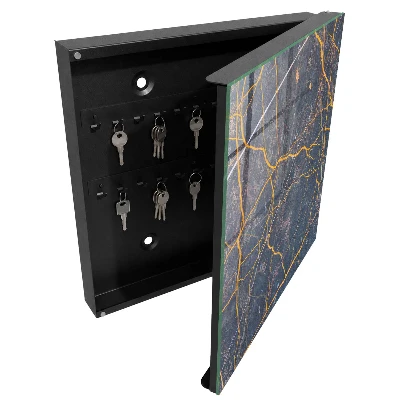 Key box for wall Ornamental lines