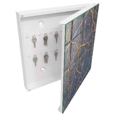 Key box for wall Ornamental lines