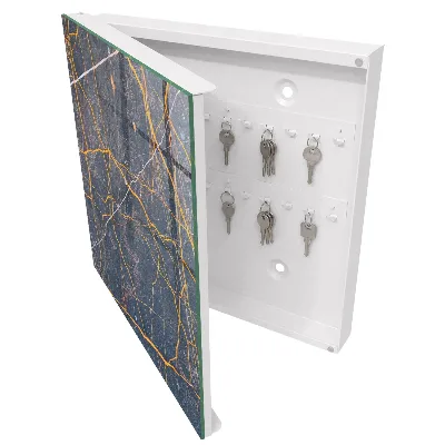 Key box for wall Ornamental lines