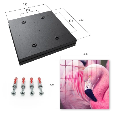 Wall mounted key box Pink beauty
