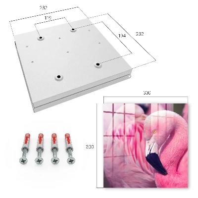 Wall mounted key box Pink beauty