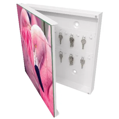 Wall mounted key box Pink beauty