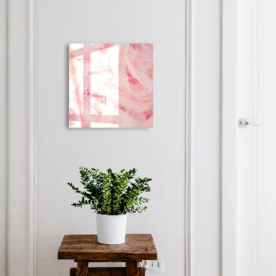 Key cabinet Pink feathers