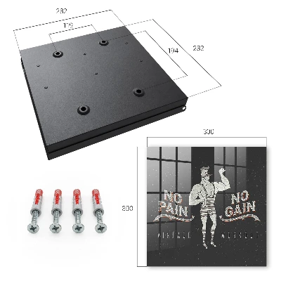 Wall mounted key box Retro strongman