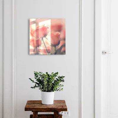 Wall mounted key box Delicate flowers