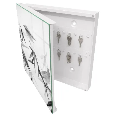 Key box for wall Bamboo nature