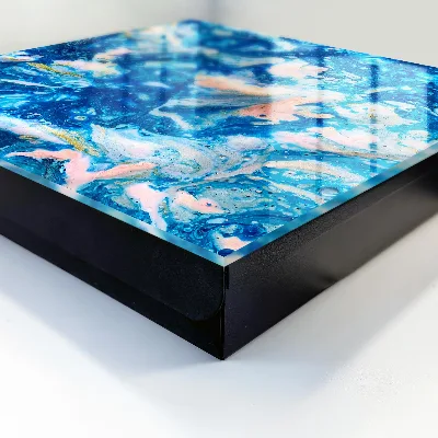 Key box for wall Colorful swirls