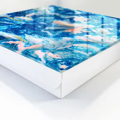 Key box for wall Colorful swirls