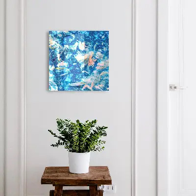 Key box for wall Colorful swirls