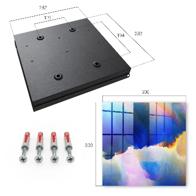 Key cabinet Colorful explosion