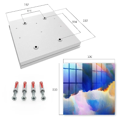 Key cabinet Colorful explosion