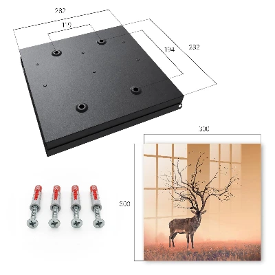 Key box for wall Magical deer