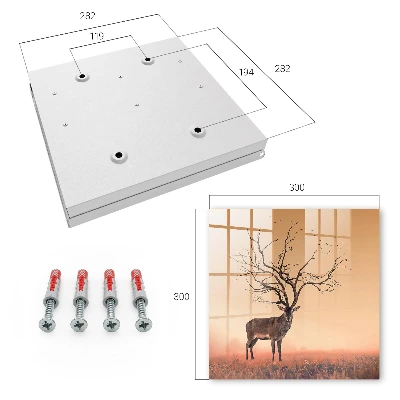 Key box for wall Magical deer