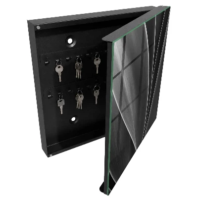 Wall mounted key box Leaves abstraction