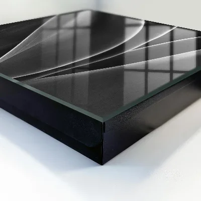 Wall mounted key box Leaves abstraction