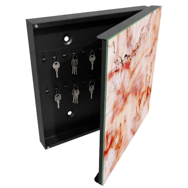 Key cabinet Marbled pattern