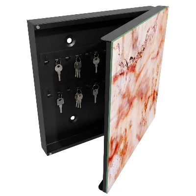 Key cabinet Marbled pattern