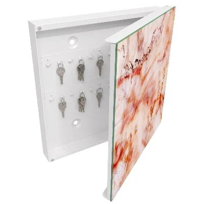 Key cabinet Marbled pattern