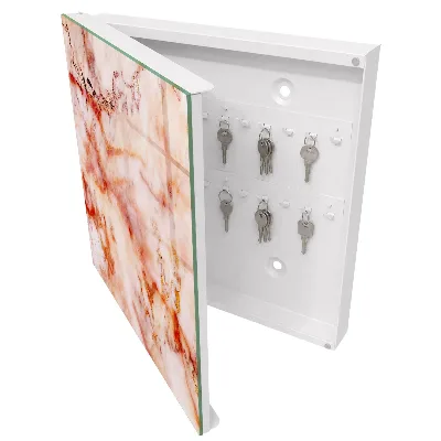 Key cabinet Marbled pattern