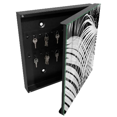 Wall mounted key box Palm leaves