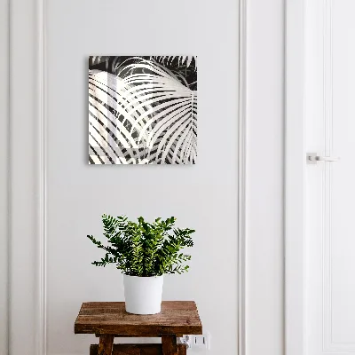 Wall mounted key box Palm leaves