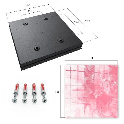Key cabinet Pink zephyr
