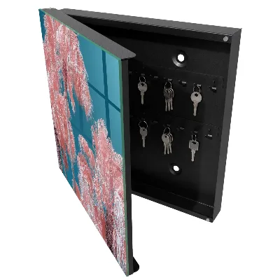 Key box for wall Tropical composition