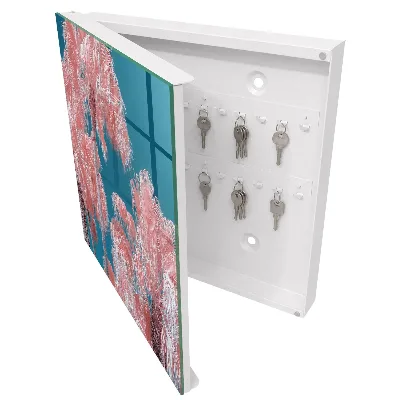 Key box for wall Tropical composition